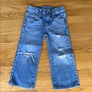 EUC girls wide leg baggy jeans